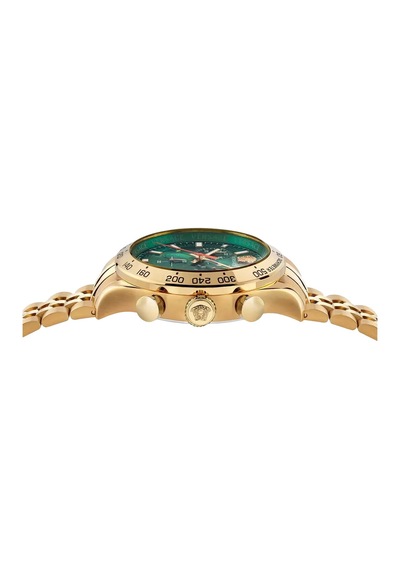 Versace Hellenyium Chr. 44 Mm Quartz Saat Vrscve2u01225 Yeşil