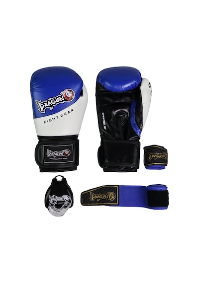 Dragondo 33044-p Jr Çocuk Boks Eldiveni Seti Eldiven+bandaj+dişlik Mavi