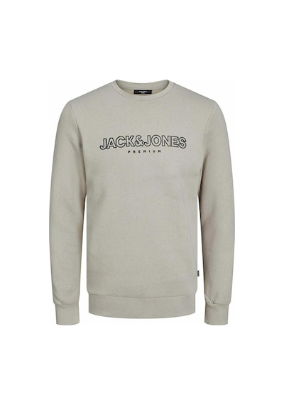 Jack & Jones Premium Erkek Bisiklet Yaka Sweatshirt 12245593 Beyaz