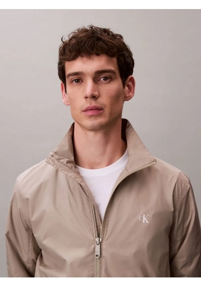 Calvin Klein Lv04rf520grak Ls Unfilled Nylon Harrington Erkek Ceket Bej