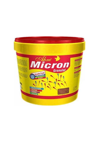 Ahm Marin Micron Granül Yavru Balık Yemi 100 G Kovadan Bölme