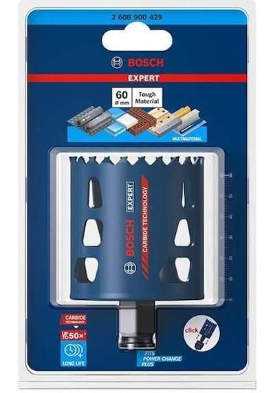 Bosch Expert Tough Material Delik Açma Testeresi 60 x 60 mm -2608900429
