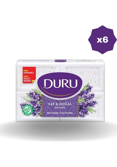 Duru Lavanta Sabunu 600 G 6 Adet