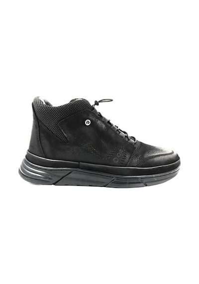 Pierre Cardin 382202 Hakiki Nubuk Deri Erkek Bot Siyah