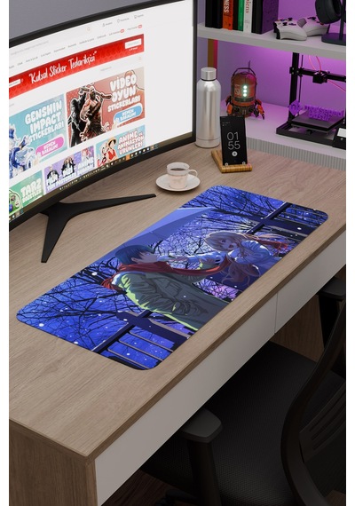 Toradora Anime V4 - 70x30 Xl Gaming Kauçuk Kaymaz Taban Mouse Pad Fare Altlığı