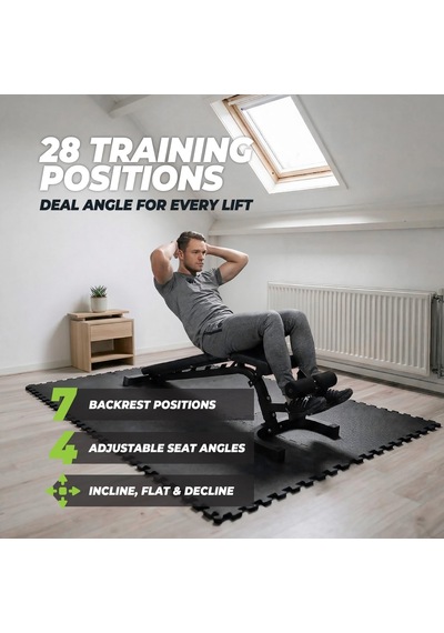 Ayarlanabilir Fitness Bankı Pro Siyah