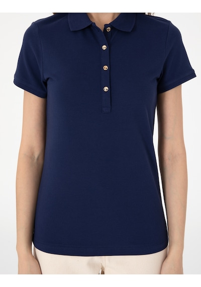 Pierre Cardin Kadın Lacivert Tişört Basic 50325456-vr033