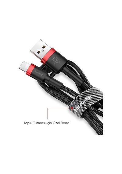 Baseus Cafule Lightning Micro Usb Type-C Telefon Şarj Kablosu