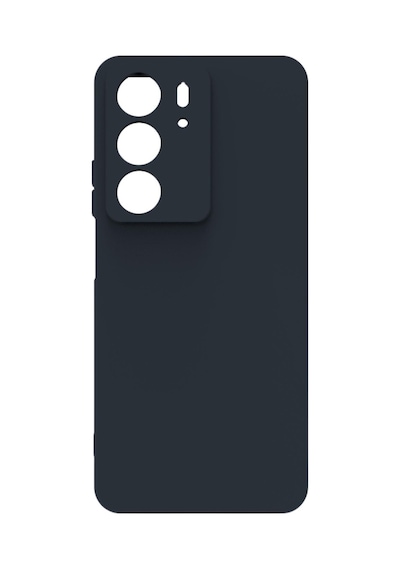Realme C75 4g Kılıf Kamera Korumalı Silikon Rubber Arka Kapak Lacivert
