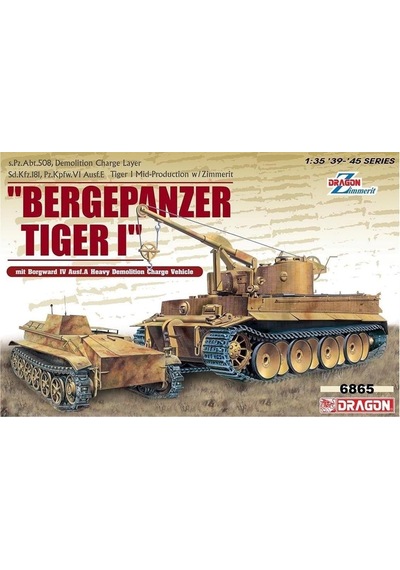 Dragon 6865 1/35 Ölçek, Bergepanzer Tiger I With Borgward Iv Tankı Plastik Model Kiti-49945 Dragon 6865 1/35 Ölçek, Bergepanzer Tiger I With Borgward Iv Tankı Plastik Model Kiti-49945