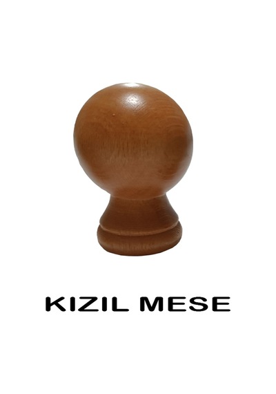 Perdemix Ahşap Rustik Top Başlık 1 Adet Kiraz
