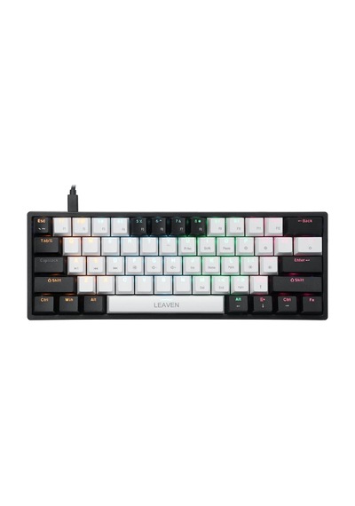 Valkyrie Leaven K620 Blue Switch Mekanik Gaming Oyun Klavyesi Rgb 61 Key Mavi Tuş Type-c Klavye Siyah-beyaz Sku: Zeusstk4be35cb4b1
