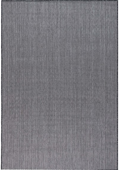 Fresco Ekru Siyah İskandinav Jüt Yıkanabilir Halı Kilim Balkon Teras Mutfak Salon Koridor Halısı 20522a Siyah