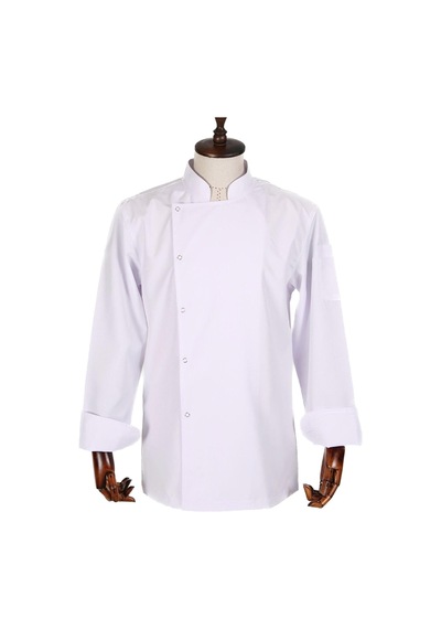 Ax Erkek Beyaz Chef Aşçı Ceket