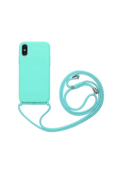 Apple Uyumlu iPhone XS 5.8 Kılıf Zore Ropi Kapak-Turkuaz