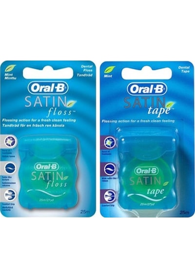 Oral-B Satin Tape Diş İpi 25 M + Satin Floss Diş İpi 25 M