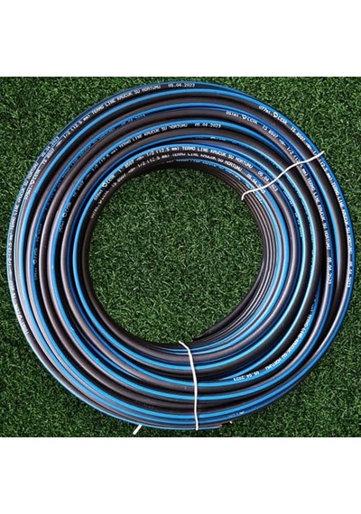 15 Metre Termo Kauçuklu Bahçe Hortumu Dayanıklı 3 Katlı Sağlam Su Sulama Yıkama Hortum 12.5 Mm 1/2"