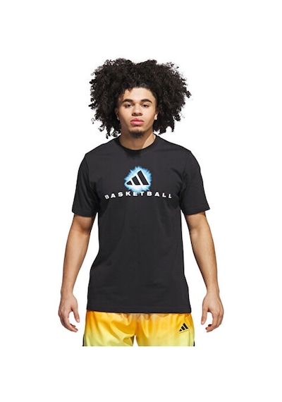 Adidas Fdn Hbr Tee 2 Erkek Basketbol Tişörtü Jv8420 Siyah SIYAH