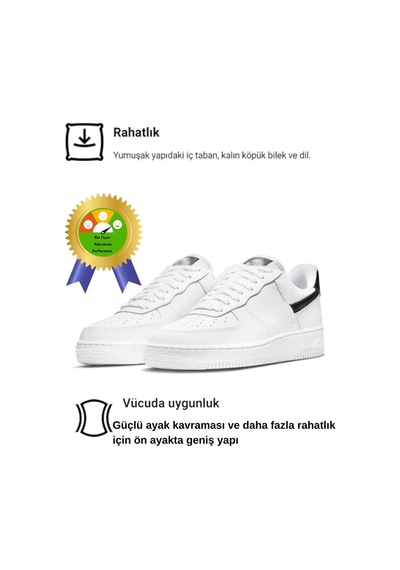 Old Seasoned Süper Rahat 4 Mevsim Unisex Günlük Yürüyüş Spor ... Beyaz - Siyah
