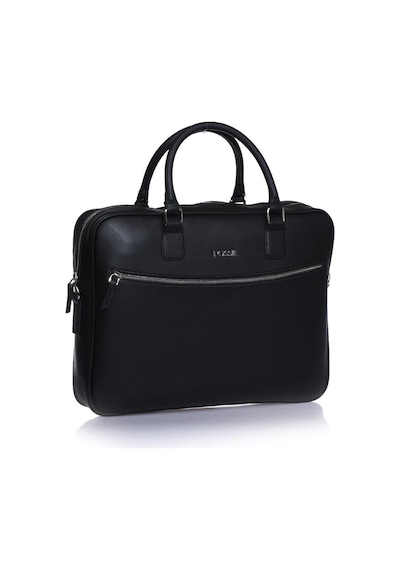 Fossil 2038 Vegan Deri Laptop Çantası Evrak Çantası Unisex Şık Tasarım Siyah