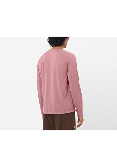 Salomon Shakeout Core Erkek Koşu Uzun Kollu Tişört Lc2778500 Pembe