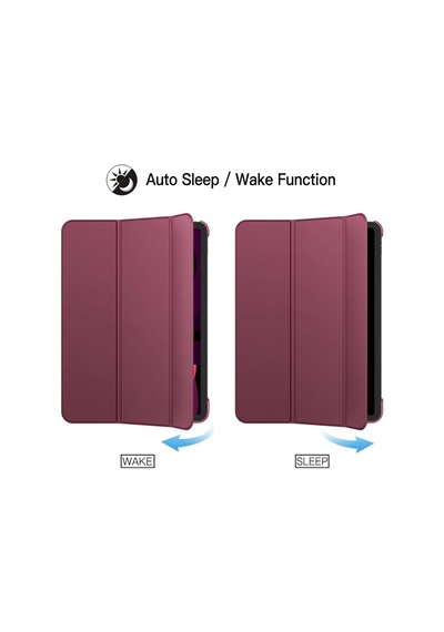 Apple Uyumlu iPad Air 4/5. Nesil 10.9" Kılıf Pu Deri Smart Standlı Case 10.nesil Değildir Kılıf