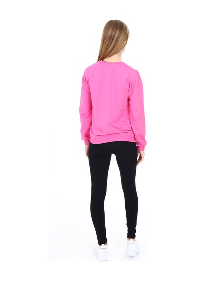 Toontoy Kids Toontoy Kız Çocuk 2'li Takım Baskılı Bisiklet Yaka Düşük Omuz Cepli Sweatshirt & Basic Düz Tayt Fuşya Toontoy Kids Toontoy Kız Çocuk 2'li Takım Baskılı Bisiklet Yaka Düşük Omuz Cepli Sweatshirt & Basic Düz Tayt Fuşya