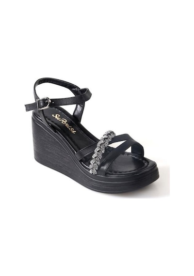 Papuçcity Sprs 02831 Dolgu Taban Kadın Sandalet 001