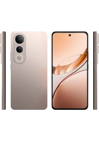 Vivo V50 Lite 4g Kılıf Zore Süper Silikon Kapak Seffaf