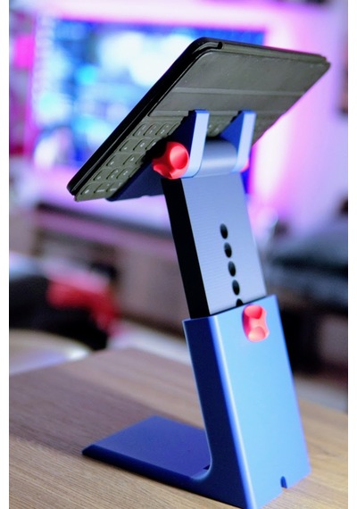 Ayarlanabilir Tablet & Telefon Standı Yükseklik Ayarlı Masaüstü Stand Kaymaz Taban Ergonomik Tutucu