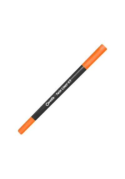 Caretta 65-08 Çift Uçlu Keçeli Kalem 0.4-1Mm Turuncu