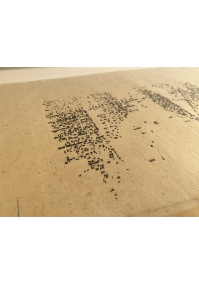 Asemic Sound Mappings Sergisi Asemik Resmi 31x66 cm 002