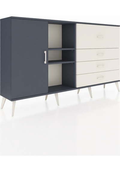 Arges Konsol 4 Raflı 4 Çekmeceli Tek Kapaklı 176x30x99 Antrasit-antrasit/aytaşı Antrasıt/aytası - Antrasıt Arges Konsol 4 Raflı 4 Çekmeceli Tek Kapaklı 176x30x99 Antrasit-antrasit/aytaşı Antrasıt/aytası - Antrasıt