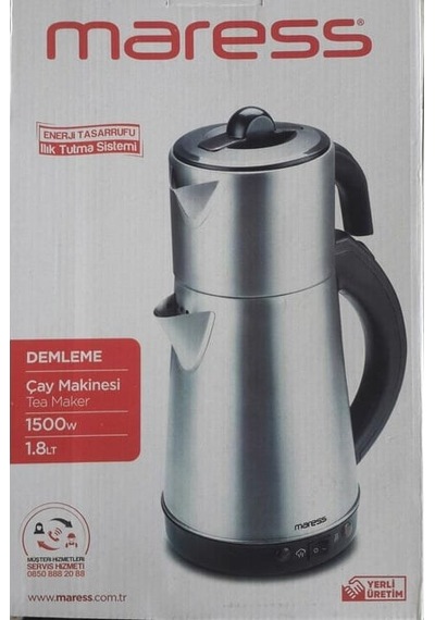Maress Teba Çelik 1.8 L 1500 W Çay Makinesi