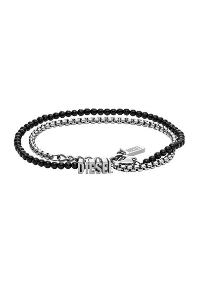 Diesel Djdx1542-040 Erkek Bileklik Metalik Gri