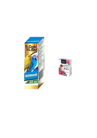 Kafes Kuşları İçin Önleyici Damla Astimol 50 Cc+ Nature Plan Premium Gatox Grit Plus Mineral Tablet Gaga Taşı
