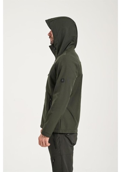 Exuma 2311100 Erkek Haki Yağmur Rüzgar Geçirmez Softshell Mont 001
