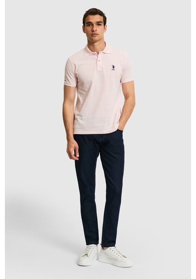 U.S. Polo Assn. U.s. Polo Assn. Erkek Açık Pembe Tişört Basic 50322304-vr078 Acık Pembe