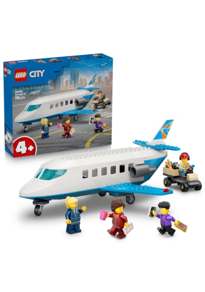 LEGO® City Yolcu Jeti 60492 - 4 Yaş ve Üzeri Çocuklar için 4 Minifigür İçeren Yaratıcı Oyuncak Yapım Seti (118 Parça)