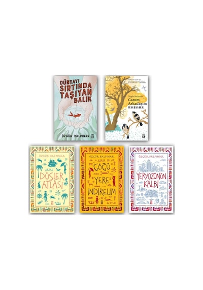 Genç Timaş Özgür Balpınar Canım Arkadaşım Dünyayı Sırtında Taşıyan Balık Set 5 Kitap