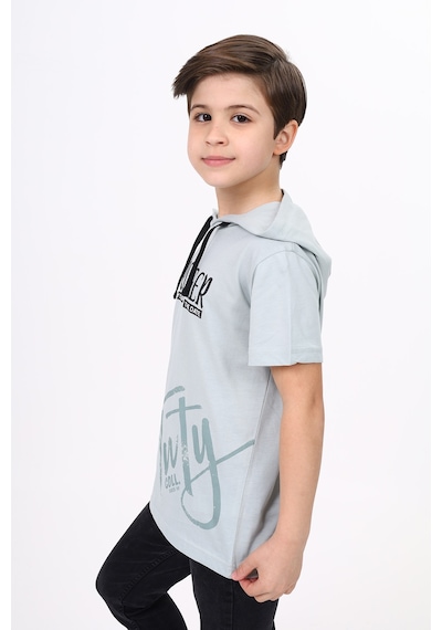Toontoy Kids Toontoy Erkek Çocuk Strenger Always Baskılı Tişört Yeşil
