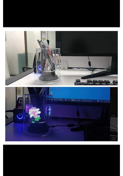 360 Masaüstü 5d Hologram 1080p Projeksiyon Fan