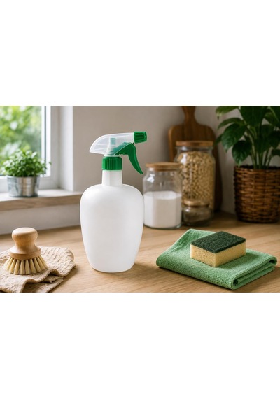 Boş Sprey Şişesi 500 Ml - Çok Amaçlı Plastik Fısfıs Şişe, Ayarlanabilir Başlıklı Bitki Ve Çiçek Sulama Pompası, Temizlik Ve Dezenfektan Şişesi, Elma Tasarım