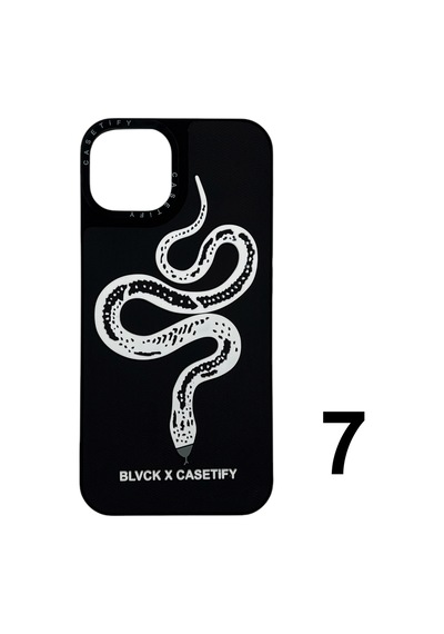 Nettech Apple Uyumlu iPhone 13 Casetify Kabartmalı Arka Koruma Kılıf - Karışık Renk Karışık Renk