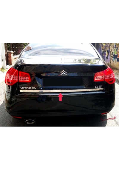 Woc Chrome Citroen C5 Krom Bagaj Alt Çıta 2008 Sonrası Paslanmaz