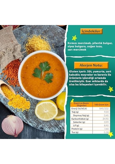 Ezogelin Çorbası Karışımı Siyez Bulgurlu 75 Gr