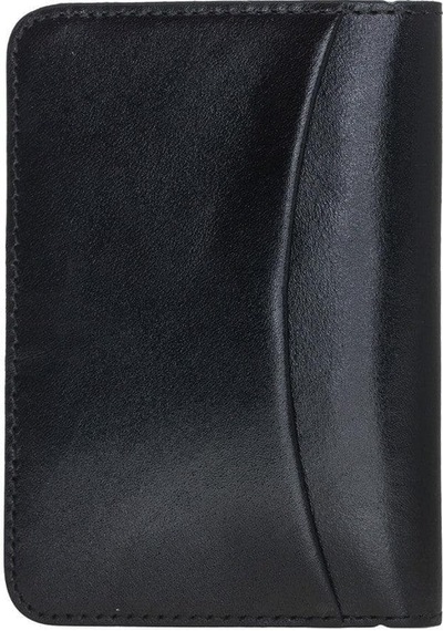 Bloominbag Bloomledger Cosmic Cosmos Hakiki Deri Bifold Cüzdan Siyah