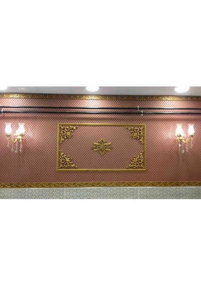 Kahve Eskitme Saray Tavan Motif 28,5 37,5 Cm