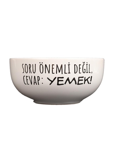 Beyaz Soru Önemli Değil Cevap Yemek Tasarım Kase