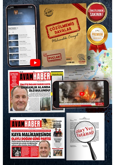 Çözülmemiş Davalar Mahzendeki Cinayet Dedektiflik Oyunu